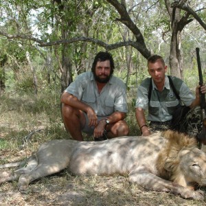 Hunting Lion - Selous Game Reserve