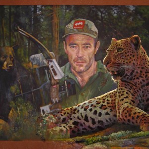 Hunting Trophy Portrait by Dawie Fourie