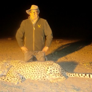 Hunting Cheetah in Namibia with Ozondjahe Hunting Safaris