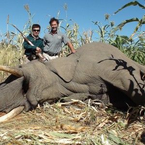 Zim 2013 Ele with Wayne Jardine and B&M .500 MDM