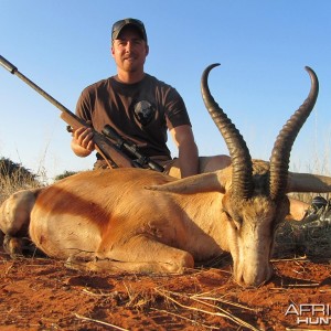 Copper Springbok hunt with Wintershoek Johnny Vivier Safaris