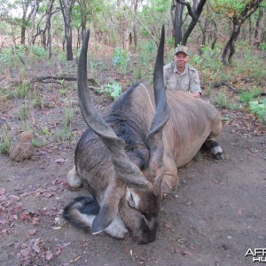 Lord Derby Eland hunt with CAWA in CAR