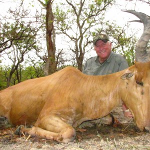Lelwed Hartebeest hunt with CAWA in CAR
