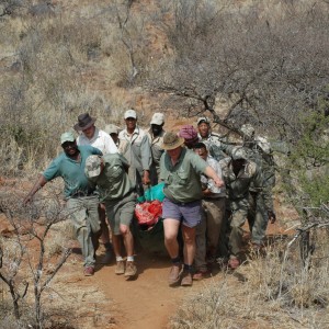 Packing half of my Eland down to the truck