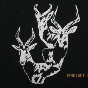 Springbok Impala Blesbok Decal Stickers