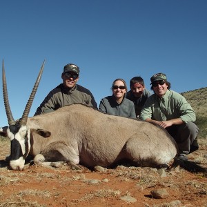 Gemsbok hunt with Wintershoek Johnny Vivier Safaris