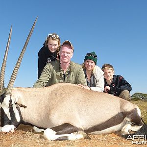 Gemsbok hunt with Wintershoek Johnny Vivier Safaris