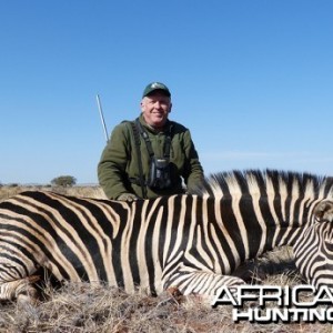 Zebra hunt with Wintershoek Johnny Vivier Safaris