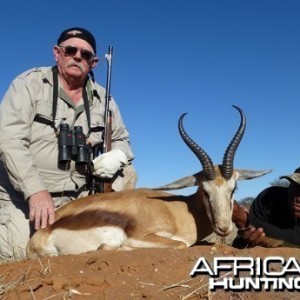 Springbok hunt with Wintershoek Johnny Vivier Safaris