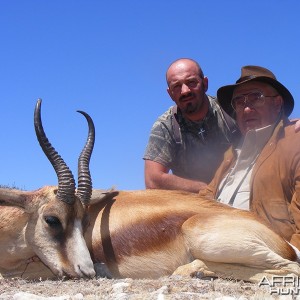 Copper Springbok hunt with Wintershoek Johnny Vivier Safaris