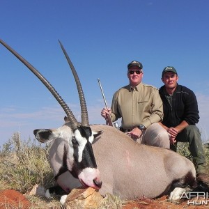 Gemsbok hunt with Wintershoek Johnny Vivier Safaris