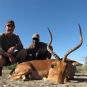 Impala hunted with Ozondjahe Hunting Safaris in Namibia