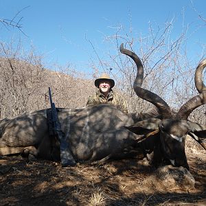 Greater Kudu hunted with Ozondjahe Hunting Safaris in Namibia