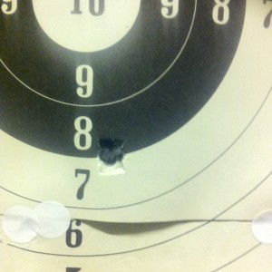 Three shots-- bullet picture