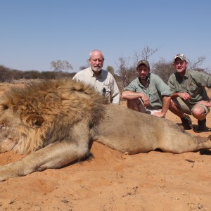 Lion hunt with Total African Safaris