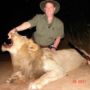 Lowveld Lion with a double