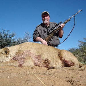 Lioness taken in Kalahari 2014
