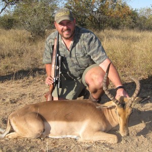 Impala with broken horn