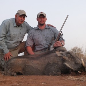 Me and Dad with my warthog