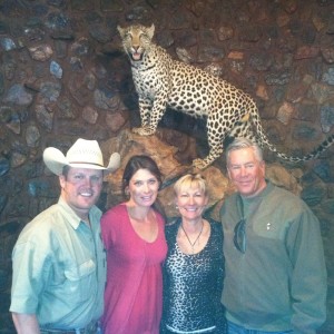 Bob, Erin, Teri & I in the Limcroma Lodge