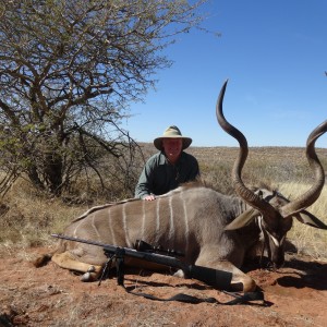 Toby with kudu