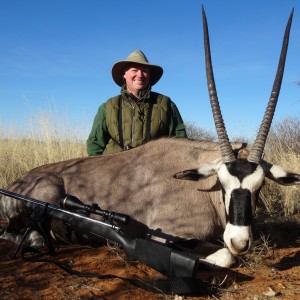 Toby with oryx