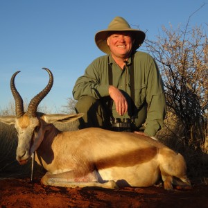 Toby and springbok