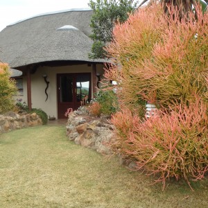 Lodge entrance door