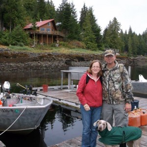 Our boat and cabin