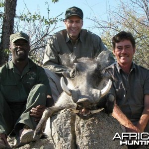 Warthog hunted at Westfalen Hunting Safaris Namibia