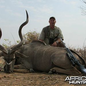 Greater Kudu hunted at Westfalen Hunting Safaris Namibia