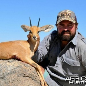 Steenbok hunted at Westfalen Hunting Safaris Namibia