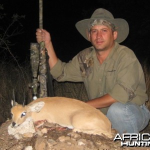 Steenbok hunted at Westfalen Hunting Safaris Namibia