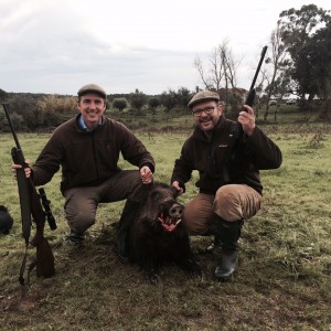 Great day in Portugal hunting Boar