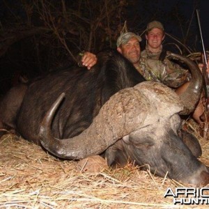 BUFFALO TROPHY SHOT IN WOODLANDS, ZIMBABWE, 2014