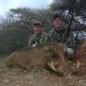 warthog shot by a friend