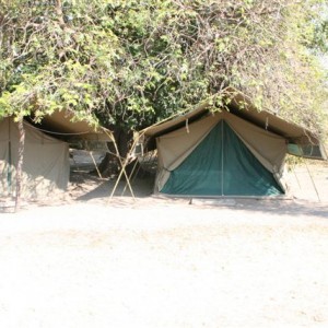 Tents in Caprivi Namibia