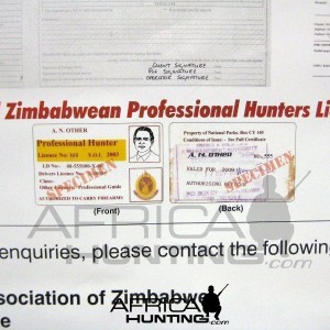 Hunting Zimbabwe - Important Notice To All Hunting Clients