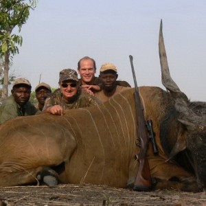 Hunting Eland Derby in C.A.R.