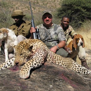 David Muti from Texas with record book leopard 2009