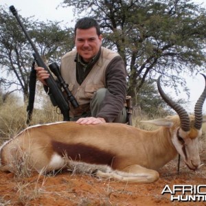 Hunting Springbok in South Africa - Ram 12 inches long