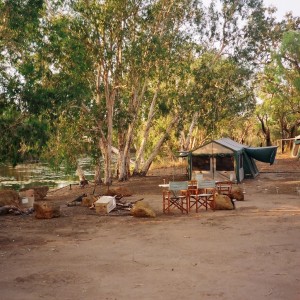 Tent camp, Arnhemland, Australia.