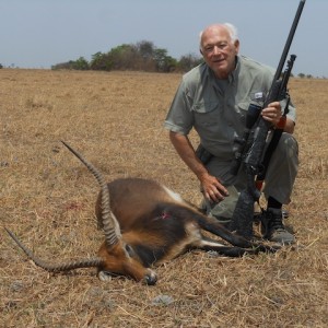 Another Black Lechwe with Spear Safaris