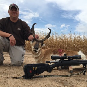 Texas panhandle pronghorn with Rockin G Ranch