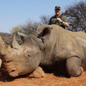 Rhino hunted at Limcroma Safaris