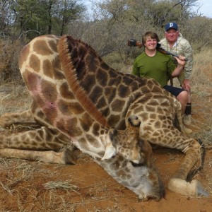 Giraffe hunted with Limcroma Safaris