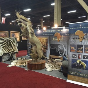 African San Taxidermy Booth SCI 2016