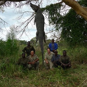 Crocodile hunting Mozambqiue