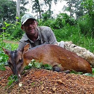 Peters Duiker hunt Congo