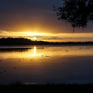 Beautiful Sunrise Lake Utunge Selous